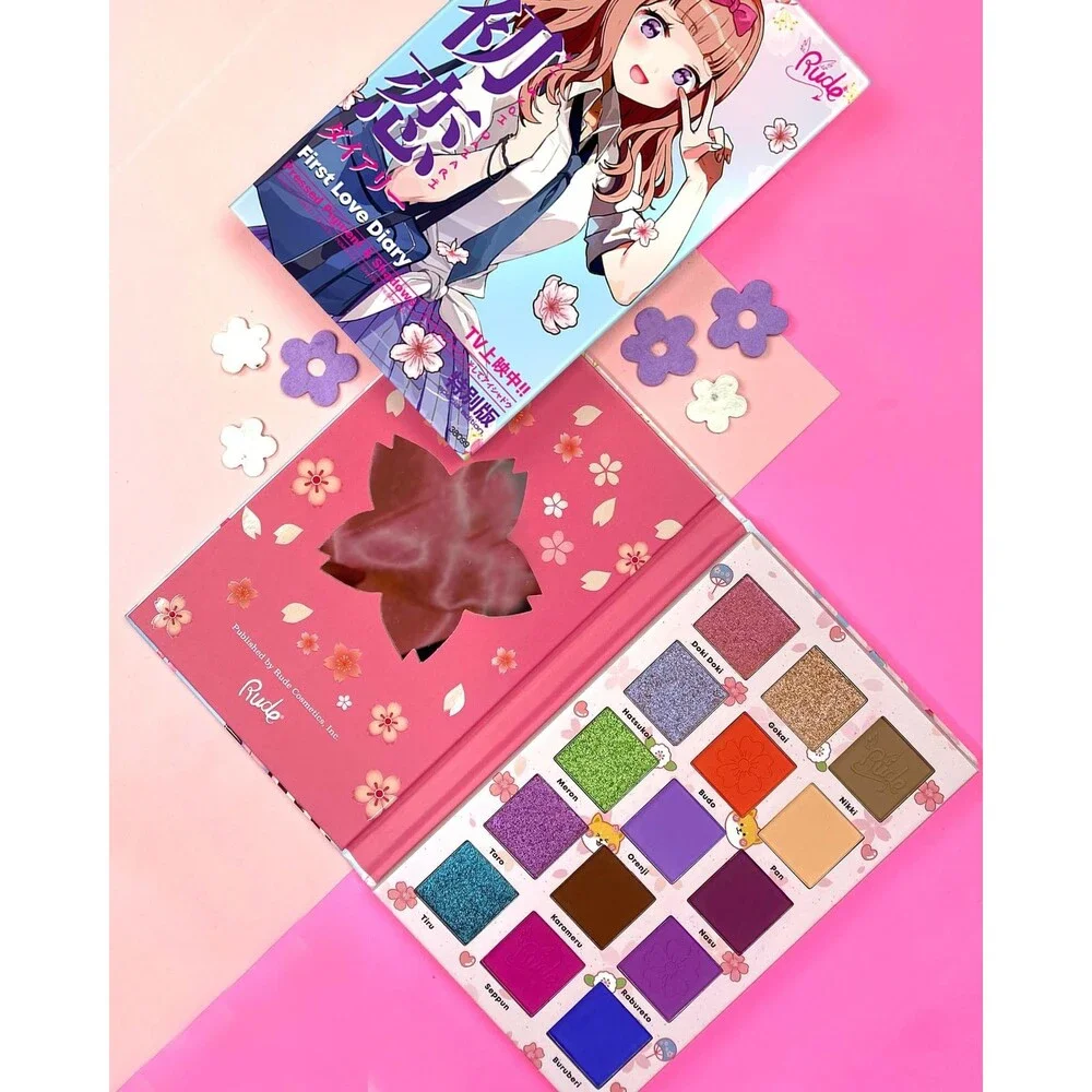 Manga Collection Pressed Pigments & Shadows Palette - First Love Diary